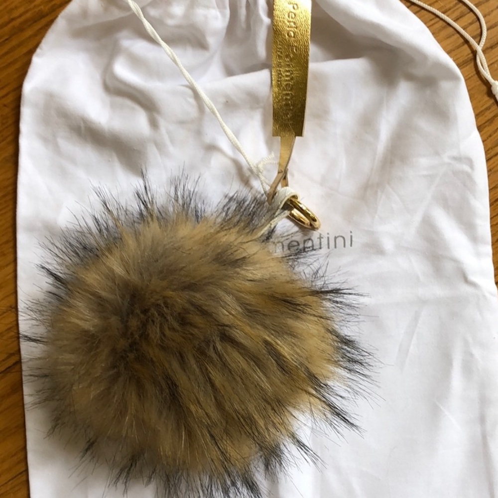 Never used genuine Fur Pom Pom